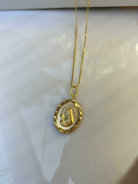 Colar medalha Jesus Cristo