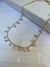 Choker perólas e trevos