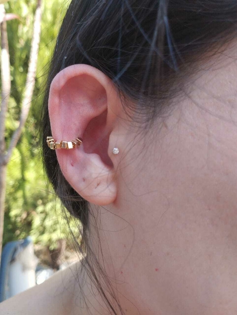 Piercing fake baguete