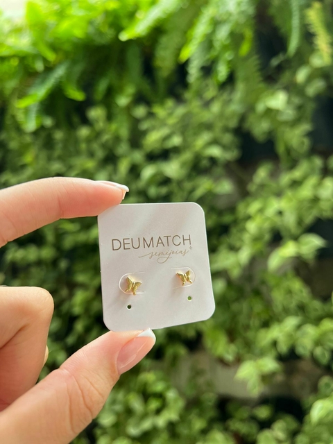 Brinco Borboleta lisa