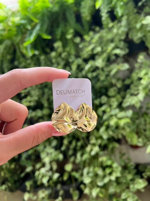 Brinco gota martelada