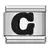Imagen de Black Letter Charm