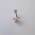 Pink Butterfly Navel Piercing