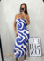 Vestido tomara que caia azul