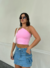 Cropped babe rosa