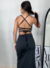Vestido amarração nas costas preto - comprar online