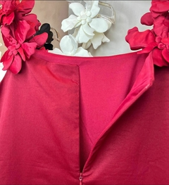 Vestido Reto Flores - Mais Amor Closet