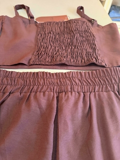 Imagem do Conj Calça e Cropped Brownie 11358