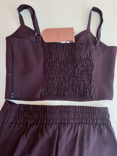 Conj Calça e Cropped Brownie 11358 - Mais Amor Closet