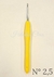 Aguja de Crochet Nro 2,5