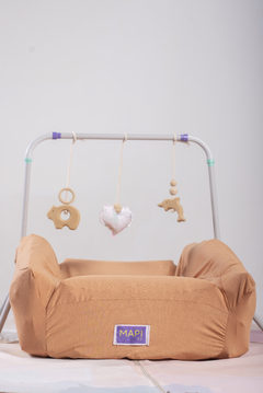 PORTA SUEÑO INFLABLE TERRA / DULCE DE LECHE - tienda online