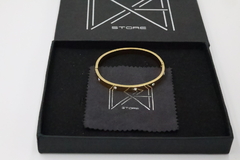 Imagen de Brazalete tipo Carthier Love con Zirconias en acero inoxidable 316L.