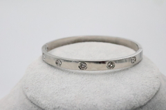 Brazalete tipo Carthier Love con Zirconias en acero inoxidable 316L. en internet