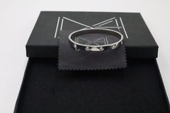 Brazalete tipo Carthier Love con Zirconias en acero inoxidable 316L. - tienda en línea