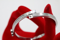 Brazalete tipo Van Cleef en acero inoxidable 316L de 1 trébol. - comprar en línea