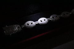 Pulsera cubana tipo Gucci en Plata .925 Nacional. - Dastoremx