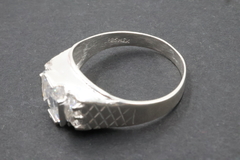 Anillo con Zirconia en Plata .925 #10 en internet