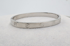 Brazalete tipo Crthr Love en acero inoxidable 316L. - tienda en línea