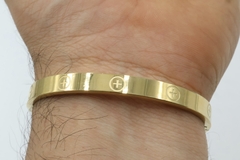Brazalete tipo Crthr Love en acero inoxidable 316L. en internet