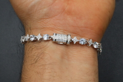 Pulsera Tenis Cross Star en Plata .925 - Dastoremx