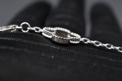 Pulsera tipo Van Cleef con Grabados VCA y AUG 750 19 cm en Plata .925 - comprar en línea