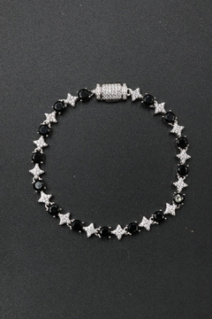 Imagen de Pulsera Tenis Cross Star en Plata .925