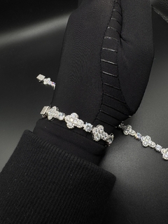 Pulsera Tenis “Cross” en Plata .925 con Incrustaciones de Zirconias 5A. - Dastoremx