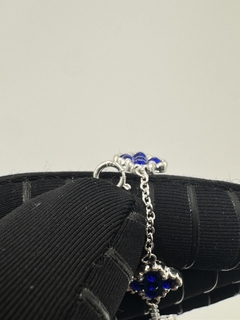 Imagen de Pulsera tipo Van Cleef en Plata .925 con Zirconias de alta calidad.