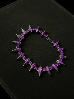 Pulsera Tennis “BP” Morada.