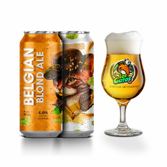 Kit 2 cervejas Belgian Blond Ale + 1 taça belga 400ml