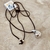 Collar Canea Gota Plateada en internet