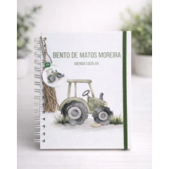 Agenda Escolar Trator Verde - comprar online