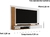 Painel Para TV até 55 Polegadas com Porta Math Branco / Nature - JM Casa dos móveis - comprar online
