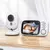 TakTark-Wireless Baby Monitor Vídeo com Canções de ninar, Auto Night Vision,