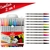 2 kit Caneta Brush e Fine 0.4mm 12 Cores 2 em 1 - Famix na internet