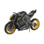 Brinquedo Moto Sport Pro Tork SR1000 com Pneus Emborrachados