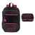 Kit Mochila + Estojo Box Luxo Black Pink - Planet Girls