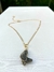 IMPACTITO-TEKTITO VIDRO DE DARWIN FRAGMENTO NATURAL ALAMBRISMO E COLAR OURO 18K BANHO - comprar online
