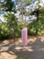 Turmalina Rosa Rubelita Elbaíta Prismática Natural Pingente Colar Ródio Banho na internet