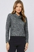 Blusa gola boba em malha mescla mg comprida - comprar online