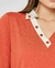 Blusa gola polo c/ detalhes botão malha viscolycra mg 3/4 - Allú