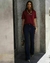 Calça boot cut jeans amaciado 5 bolsos - comprar online