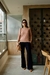 Conjunto em malha viscolycra bicolor com overlock - comprar online