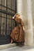Imagem do Vestido longo em viscose floral c/ babados 2 marias
