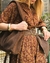 Vestido longo em viscose floral c/ babados 2 marias - loja online