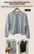 Jaqueta em malha tweed c/ bolsos e zípper - loja online