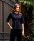 Conjunto em malha ponto roma c blusa estruturada e calça c/ elástico - comprar online