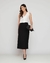 Regata decote v en crepe c/ babado jabô frente - comprar online