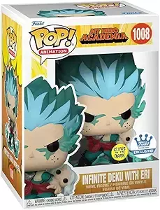 Funko Pop Pop! Animación: My Hero Acadamia - Infinite Deku con Eri Glow in the Dark Exclusivo brilla en la obscuridad - JuguetiLand