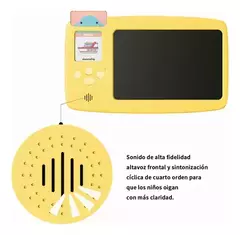 juguete didactico parlante de tarjetas con tableta de dibujo (color a elejir) - tienda en línea
